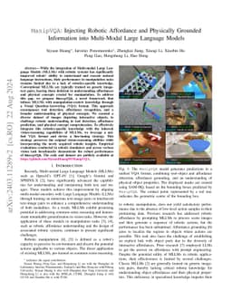ManipVQA: Injecting Robotic Affordance and Physically Grounded
  Information into Multi-Modal Large Language Models