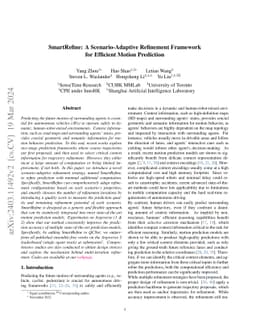 SmartRefine: A Scenario-Adaptive Refinement Framework for Efficient
  Motion Prediction