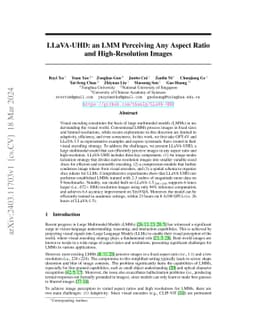 LLaVA-UHD: an LMM Perceiving Any Aspect Ratio and High-Resolution Images