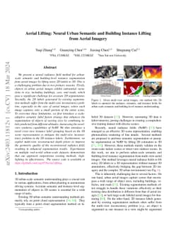 Aerial Lifting: Neural Urban Semantic and Building Instance Lifting from
  Aerial Imagery