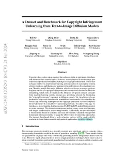 A Dataset and Benchmark for Copyright Infringement Unlearning from
  Text-to-Image Diffusion Models