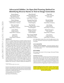 Adversarial Nibbler: An Open Red-Teaming Method for Identifying Diverse
  Harms in Text-to-Image Generation