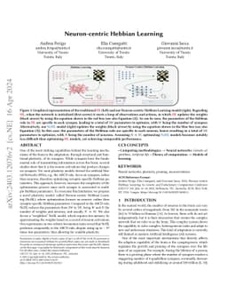 Neuron-centric Hebbian Learning