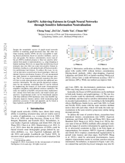 FairSIN: Achieving Fairness in Graph Neural Networks through Sensitive
  Information Neutralization