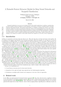 A Trainable Feature Extractor Module for Deep Neural Networks and
  Scanpath Classification