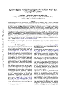 Dynamic Spatial-Temporal Aggregation for Skeleton-Aware Sign Language
  Recognition