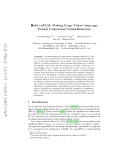 RelationVLM: Making Large Vision-Language Models Understand Visual
  Relations