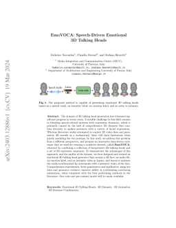 EmoVOCA: Speech-Driven Emotional 3D Talking Heads