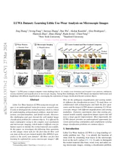 LUWA Dataset: Learning Lithic Use-Wear Analysis on Microscopic Images