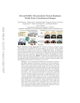 DecentNeRFs: Decentralized Neural Radiance Fields from Crowdsourced
  Images
