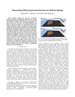 Discretizing SO(2)-Equivariant Features for Robotic Kitting