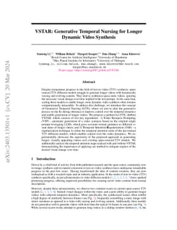 VSTAR: Generative Temporal Nursing for Longer Dynamic Video Synthesis