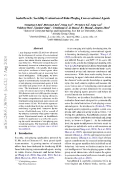 RoleInteract: Evaluating the Social Interaction of Role-Playing Agents