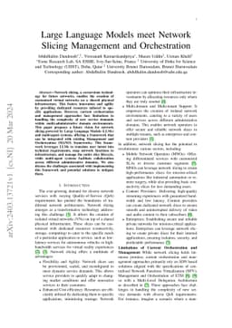 Large Language Models meet Network Slicing Management and Orchestration