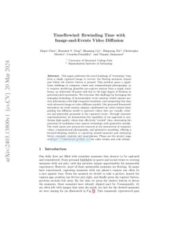 TimeRewind: Rewinding Time with Image-and-Events Video Diffusion