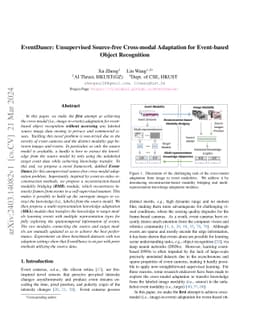 EventDance: Unsupervised Source-free Cross-modal Adaptation for
  Event-based Object Recognition
