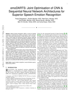 emoDARTS: Joint Optimisation of CNN & Sequential Neural Network
  Architectures for Superior Speech Emotion Recognition