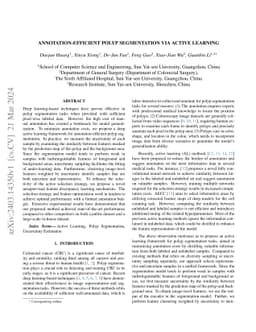 Annotation-Efficient Polyp Segmentation via Active Learning