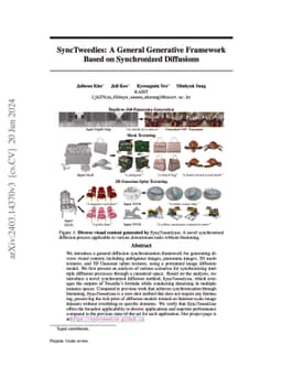 SyncTweedies: A General Generative Framework Based on Synchronized
  Diffusions
