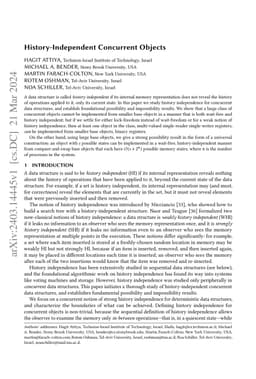 History-Independent Concurrent Objects