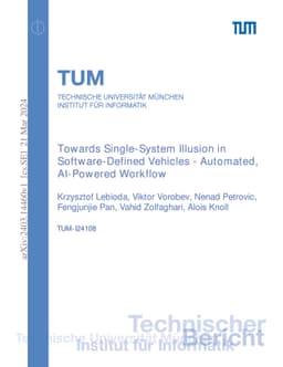 Towards Single-System Illusion in Software-Defined Vehicles --
  Automated, AI-Powered Workflow