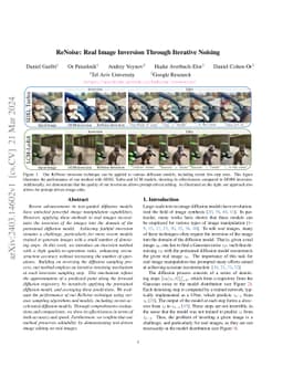 ReNoise: Real Image Inversion Through Iterative Noising