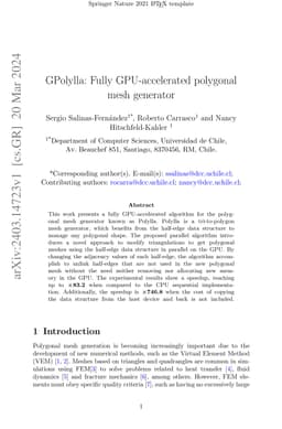 GPolylla: Fully GPU-accelerated polygonal mesh generator