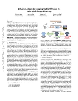 Diffusion Attack: Leveraging Stable Diffusion for Naturalistic Image
  Attacking