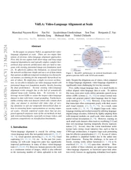 VidLA: Video-Language Alignment at Scale