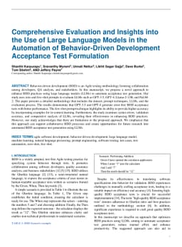 Comprehensive Evaluation and Insights into the Use of Large Language
  Models in the Automation of Behavior-Driven Development Acceptance Test
  Formulation