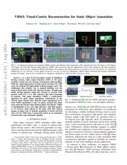 VRSO: Visual-Centric Reconstruction for Static Object Annotation