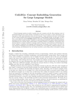 CoLLEGe: Concept Embedding Generation for Large Language Models