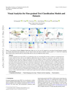 Visual Analytics for Fine-grained Text Classification Models and
  Datasets