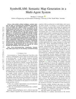 SymboSLAM: Semantic Map Generation in a Multi-Agent System