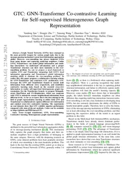 GTC: GNN-Transformer Co-contrastive Learning for Self-supervised
  Heterogeneous Graph Representation