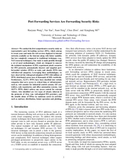 Port Forwarding Services Are Forwarding Security Risks