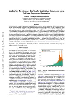 LexDrafter: Terminology Drafting for Legislative Documents using
  Retrieval Augmented Generation