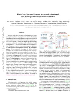 FlashEval: Towards Fast and Accurate Evaluation of Text-to-image
  Diffusion Generative Models