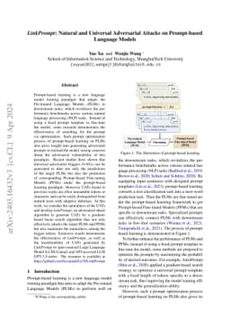 $\textit{LinkPrompt}$: Natural and Universal Adversarial Attacks on
  Prompt-based Language Models
