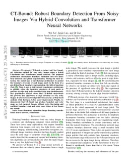 CT-Bound: Robust Boundary Detection From Noisy Images Via Hybrid
  Convolution and Transformer Neural Networks