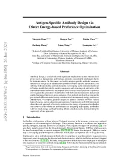 Antigen-Specific Antibody Design via Direct Energy-based Preference
  Optimization