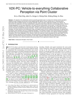 V2X-PC: Vehicle-to-everything Collaborative Perception via Point Cluster