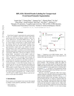 HPL-ESS: Hybrid Pseudo-Labeling for Unsupervised Event-based Semantic
  Segmentation