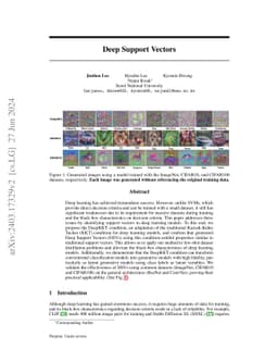 Deep Support Vectors