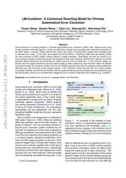 LM-Combiner: A Contextual Rewriting Model for Chinese Grammatical Error
  Correction
