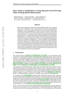 Have Faith in Faithfulness: Going Beyond Circuit Overlap When Finding
  Model Mechanisms