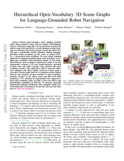 Hierarchical Open-Vocabulary 3D Scene Graphs for Language-Grounded Robot
  Navigation