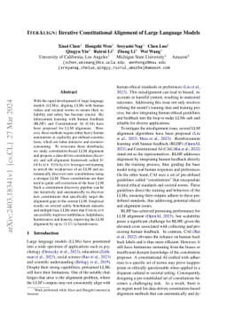 IterAlign: Iterative Constitutional Alignment of Large Language Models
