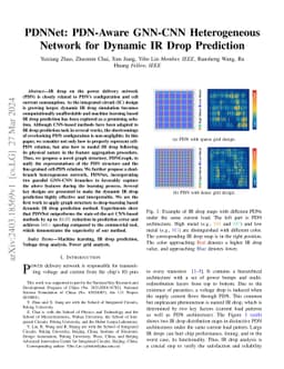 PDNNet: PDN-Aware GNN-CNN Heterogeneous Network for Dynamic IR Drop
  Prediction