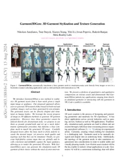 Garment3DGen: 3D Garment Stylization and Texture Generation